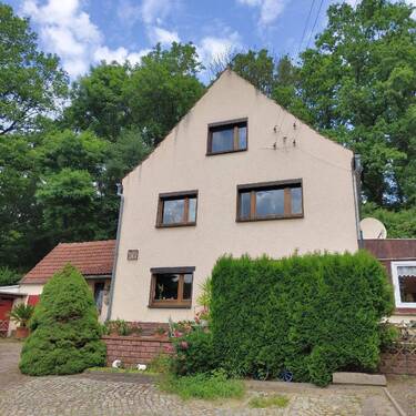 Außenansicht straßenseitig 02 - Einfamilienhaus mit 120,00 m² in Schöpstal zum Kaufen