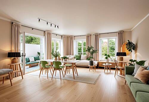 Wohnzimmer Gestaltungsbeispiel - 