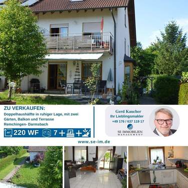 Bild 1 - Platz für die große Familie! Doppelhaushälfte-Doppelgarage-2 mal Garten & Terrasse und vieles mehr!