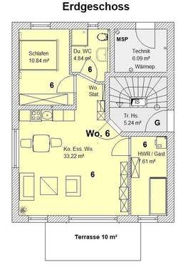 EG Whg. 6 Haus 2.jpg - Etagenwohnung mit 65,00 m² in Burgau zum Kaufen