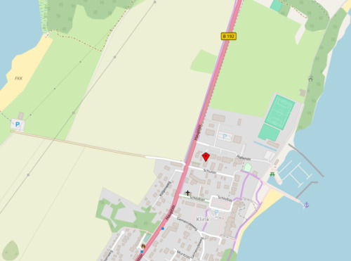 Lageansicht - Etagenwohnung mit 101,00 m&sup2; in Klink zur Miete