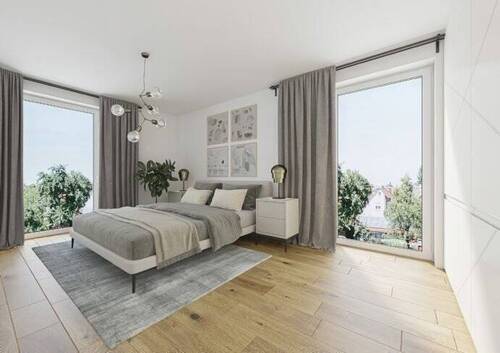 Beispielhafte Darstellung Schlafzimmer - 