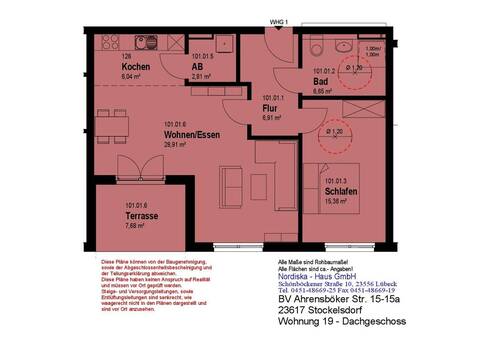 Wohnung 1 .jpg - Terrassenwohnung in Stockelsdorf zum Kaufen