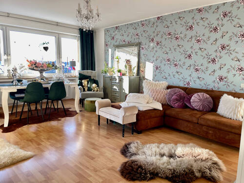Wohnzimmer - Etagenwohnung mit 62,00 m² in Solingen zum Kaufen