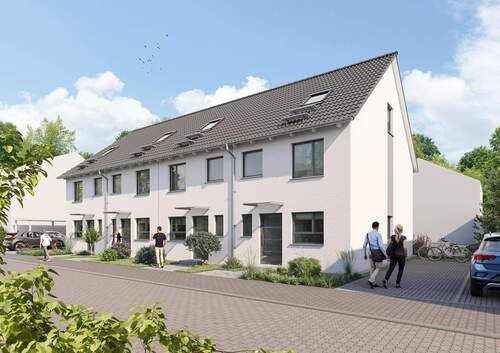 Außenansicht Eingangsbereich - 4 Zimmer Reihenendhaus zum Kaufen in Darmstadt