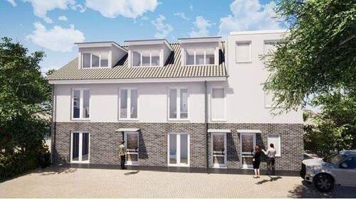 Nordansicht - Hauseingang - 2 Zimmer Etagenwohnung zur Miete in Tangstedt