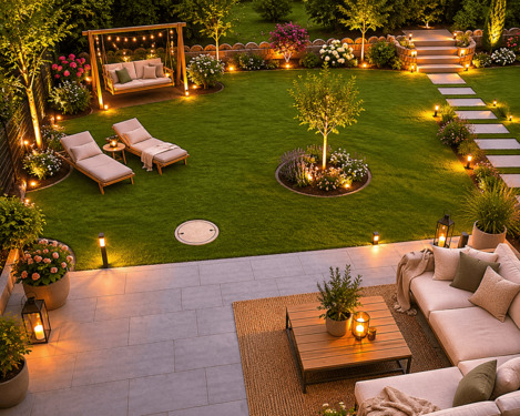 Garten KI generiert - 
