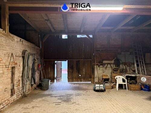 Blick in die Scheune - 