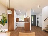 Innenansicht EG Küche - Reihenmittelhaus mit 120,00 m² in Pirna zum Kaufen