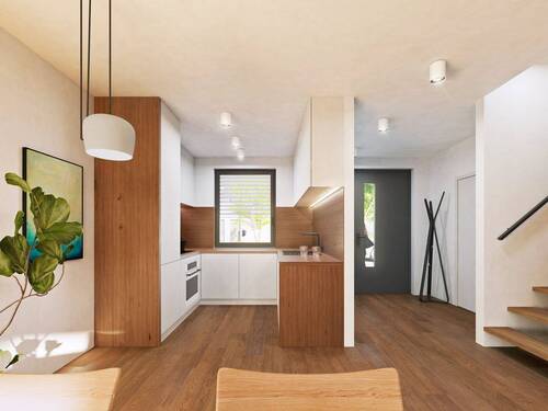 Innenansicht EG Küche - Reihenmittelhaus mit 120,00 m² in Pirna zum Kaufen