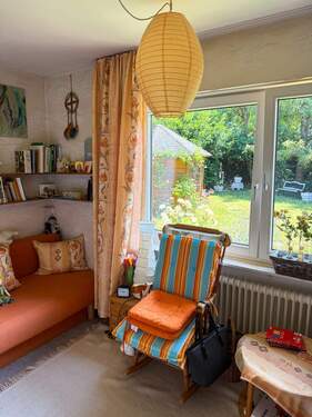 Blick von Innen in den Garten - 