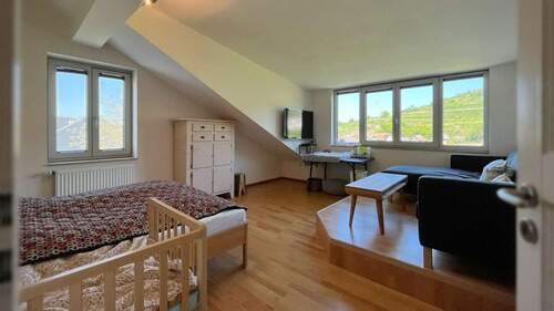 Zimmer mit gemütlichen Dachschrägen - 