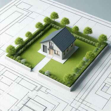 Lageplan - Mehrfamilienhaus, Wohnhaus mit 237,00 m² in Rees zur Miete