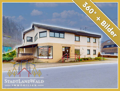 Titelbild - Charmantes EFH mit Gewerbefläche und Bachidylle - Vielseitige Möglichkeiten in Schönau