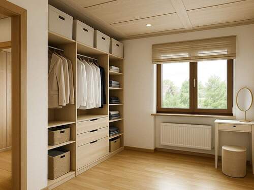 Ankleide virtuell möbeliert - 