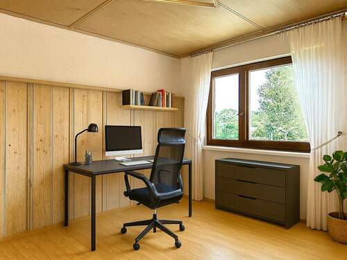 Büro virtuell möbeliert - 