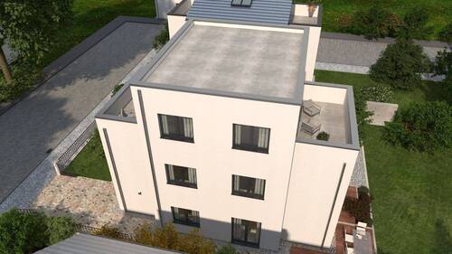 Ansicht von oben - Mehrfamilienhaus, Wohnhaus mit 257,50 m² in Kaiserslautern zum Kaufen