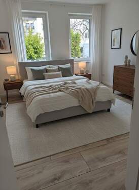 Schlafzimmer (Vorschlag) - 2 Zimmer Etagenwohnung in Schkeuditz