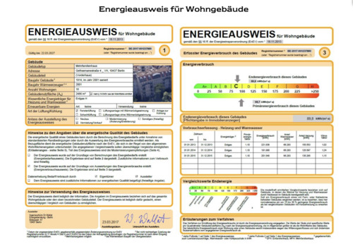 Energieausweis - 