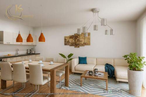 Wohn- und Essbereich - 3 Zimmer Etagenwohnung in Übach-Palenberg