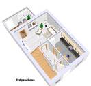 3D Grundriss EG.jpg - Reihenhaus mit 95,00 m&sup2; in Neubrandenburg zum Kaufen