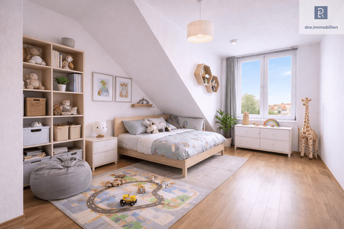 Kinderzimmer (KI gestaged) - 