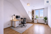 Arbeitszimmer (KI gestaged) - 