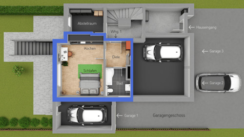 Garagengeschoss - 