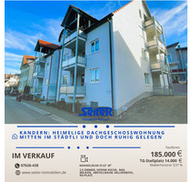 Schon reserviert: Heimelige Dachgeschosswohnung in ruhiger Lage und doch mitten im 