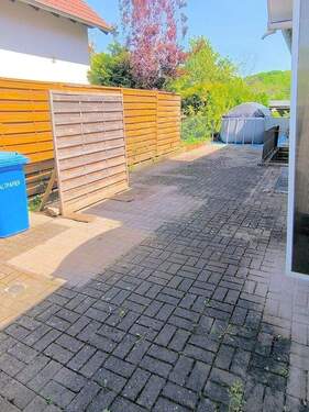 Terrassenbereich - Doppelhaushälfte mit 93,00 m&sup2; in Kleinblittersdorf-Sitterswald zum Kaufen