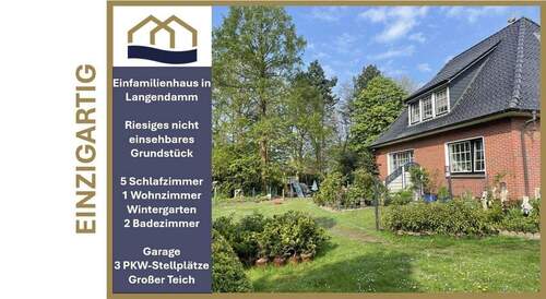 Titelbild - Charmantes Einfamilienhaus in VarelLangendamm mit 180 m², großem Grundstück und Potenzial