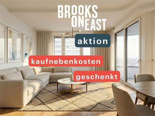 Wohnen mit Weitblick - Nebenkosten geschenkt & Zahlen erst bei Fertigstellung: City-Apartment auf der 15. Etage mit Loggia