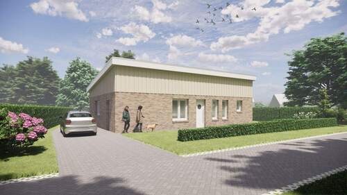 Bild 1 - Exklusiver Flachdachbungalow ohne Maklergebühren