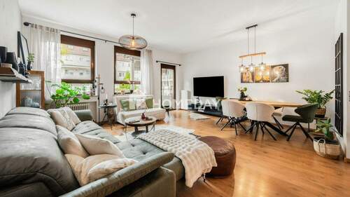 Hauptwohnung Wohnzimmer 1 1 - Etagenwohnung mit 145,00 m&sup2; in Stuttgart zum Kaufen