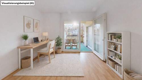 Einrichtungsidee Balkonzimmer - Etagenwohnung mit 60,00 m&sup2; in Berlin zum Kaufen