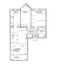 Grundriss - 3 Zimmer Etagenwohnung zur Miete in Zwickau