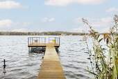 eigener Steg - Idyllisches Wohnen am Wasser mit eigenem Badesteg