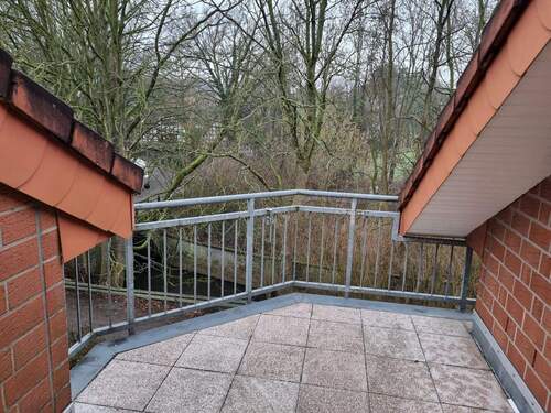 Balkon mit Blick auf die Düte - 