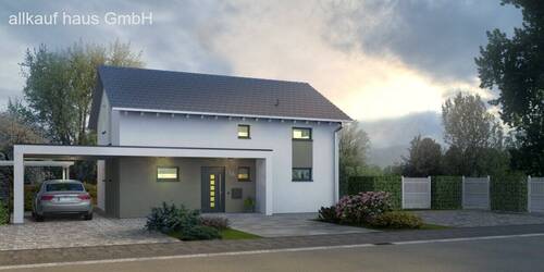 Auch mit einem integrierten Carport einfach schön - Home 5 - Ihr modernes Zuhause mit Raum für Individualität