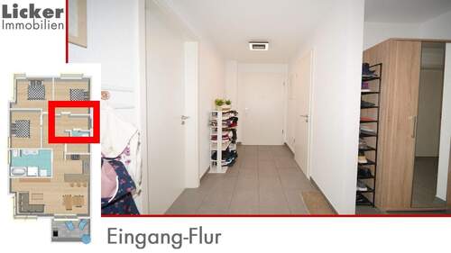 Eingang-Flur - 4 Zimmer Etagenwohnung zum Kaufen in Schwaikheim
