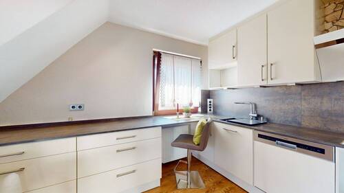 Küche Ansicht I - 4 Zimmer Doppelhaushälfte zum Kaufen in Frankfurt am Main