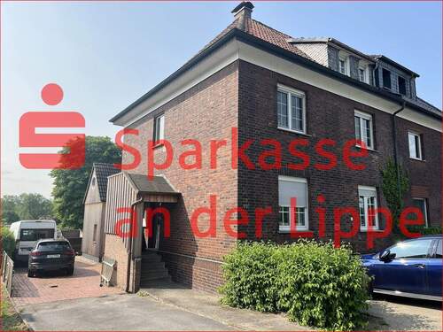 Hausansicht Vorderseite - Werne-West: liebevoll modernisiertes Mehrfamilienhaus mit 3 Wohneinheiten im Werner Westen