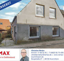 Handwerker aufgepasst ! Sanierungsbedürftiges EFH im Ortskern von Pewsum - Krummhörn