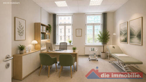 Sprechzimmer1 mit KI möbliert - 