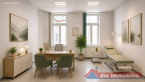 Sprechzimmer2 mit KI möbliert - 
