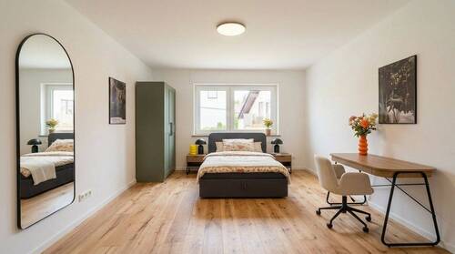Schlafzimmer visualisiert - 