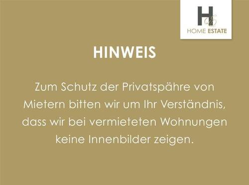 Hinweis Vermietet - 