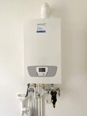 Neue Gastherme in der Küche - 