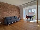 Wohnzimmer - Neugebaute Dachgeschosswohnung mit Südterrasse in Reinickendorf Mitte