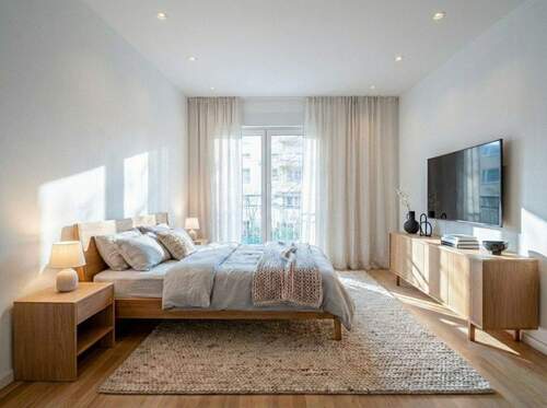 Innenvisualisierung Schlafzimmer - 6 Zimmer Reihenmittelhaus in Berlin